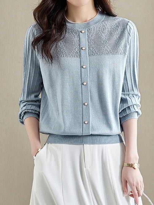 Sheer knit docking knit (6 colors)