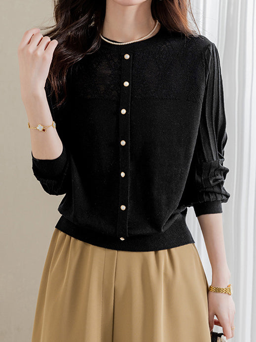 Sheer knit docking knit (6 colors)