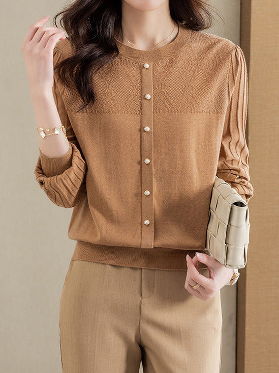 Sheer knit docking knit (6 colors)